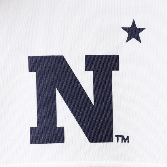 Men's Under Armour White Navy Midshipmen Collegiate Ireland Full-Zip Jacket - Picture 3 of 4